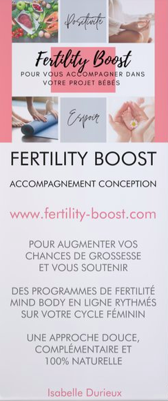 Grande affiche Salon Fertility Boost